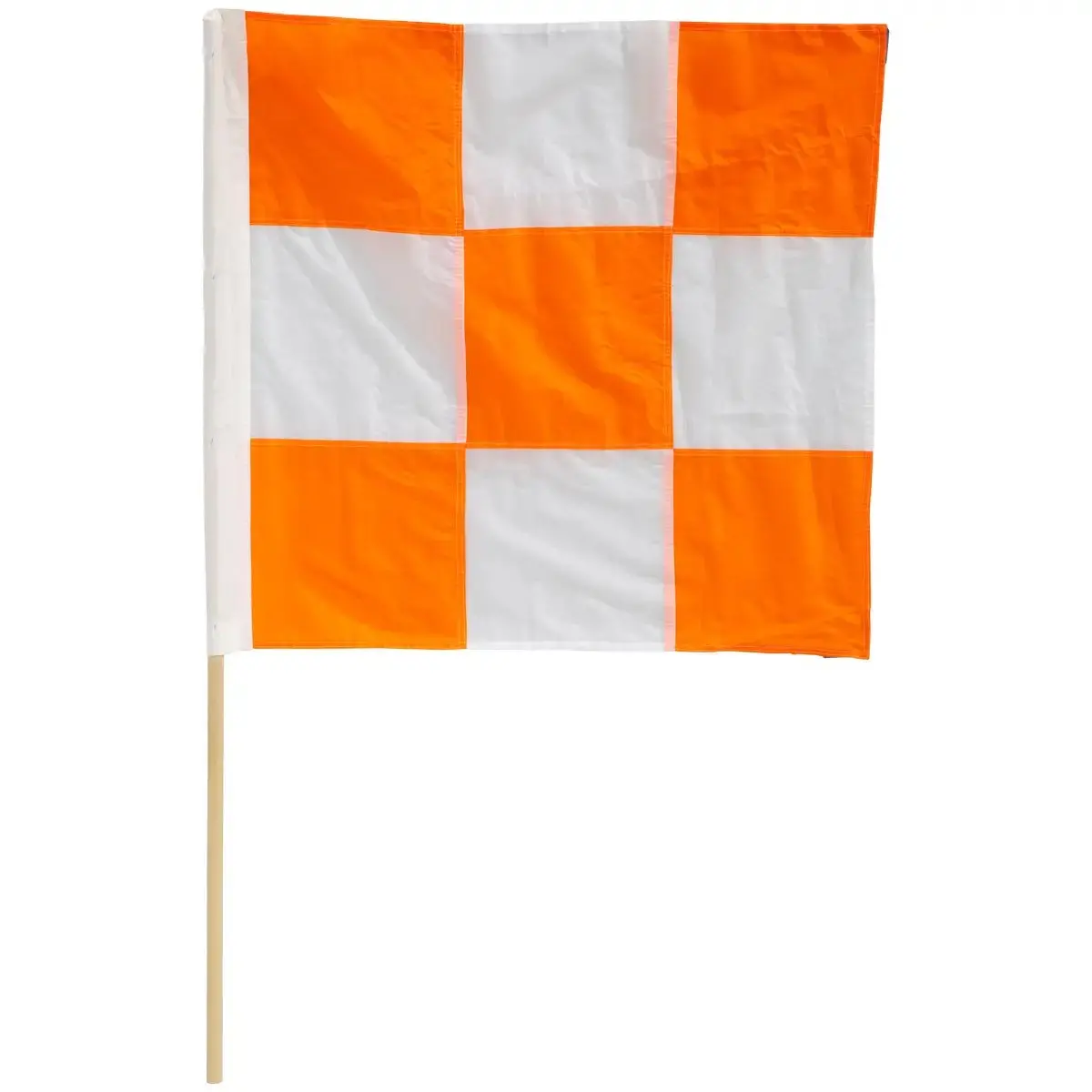 36 X 36 Inch Checkered Airport Safety Flag Orange & White 1