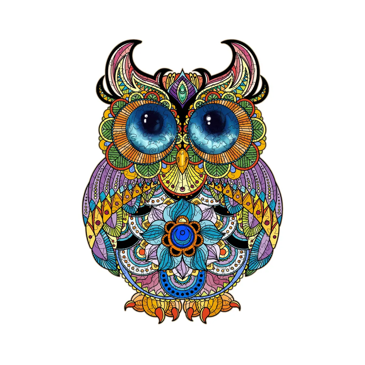 Owl Jigsaw Puzzle - 270 Piece Laser-Cut Wood Jigsaw Puzzle 1