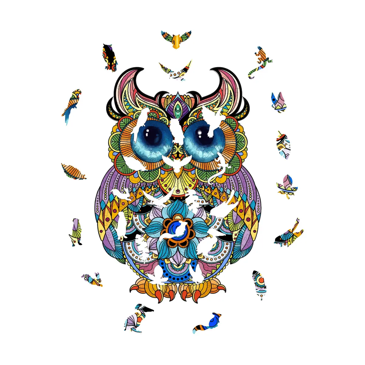 Owl Jigsaw Puzzle - 270 Piece Laser-Cut Wood Jigsaw Puzzle 2
