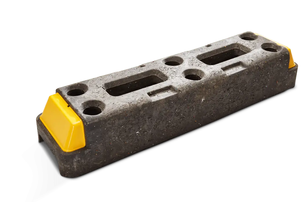 Oxblock Hivis Temporary Fence Stand 40 Lb – $33 Each (Pallet Of 48) 1