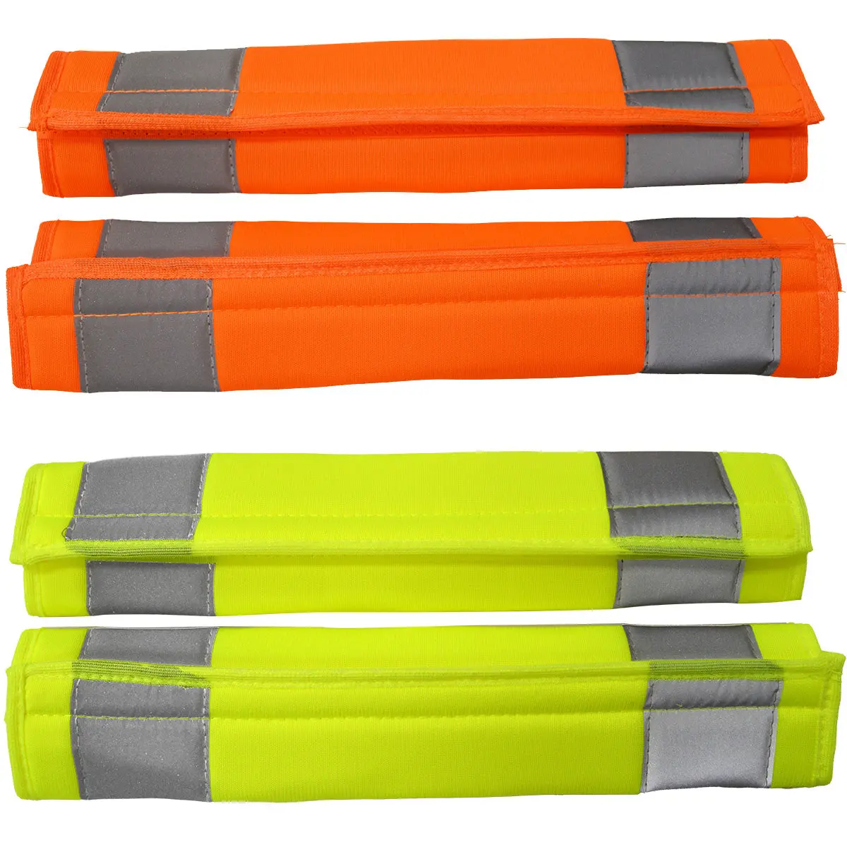 2Pc Padsbc High Visibility Padded Seat Belt Shoulder Cover, Shoulder Strap Protector & Harness Cushion 2