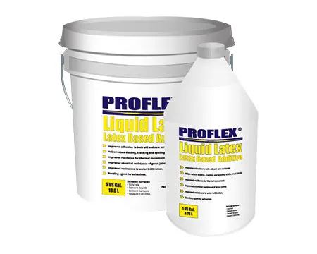 Proflex - Liquid Latex Additive For Thinset, Mortar & Grout, 1 Gallon 1