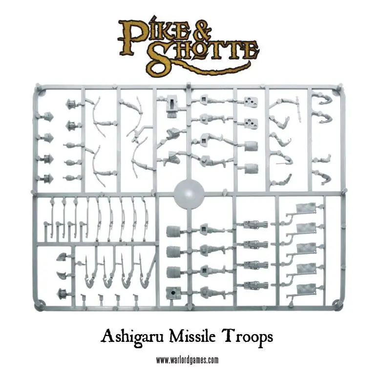 Ashigaru Missile Troops Sprue 1