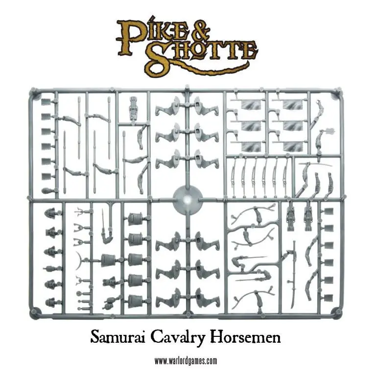Samurai Cavalry Riders Sprue 1