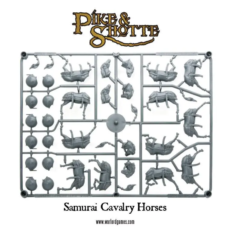 Samurai Cavalry Horses Sprue 1