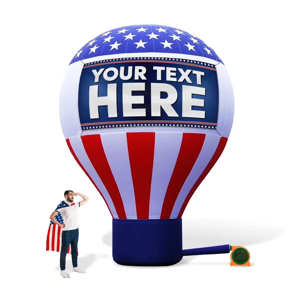 20Ft Giant Inflatable Patriotic Balloon 1