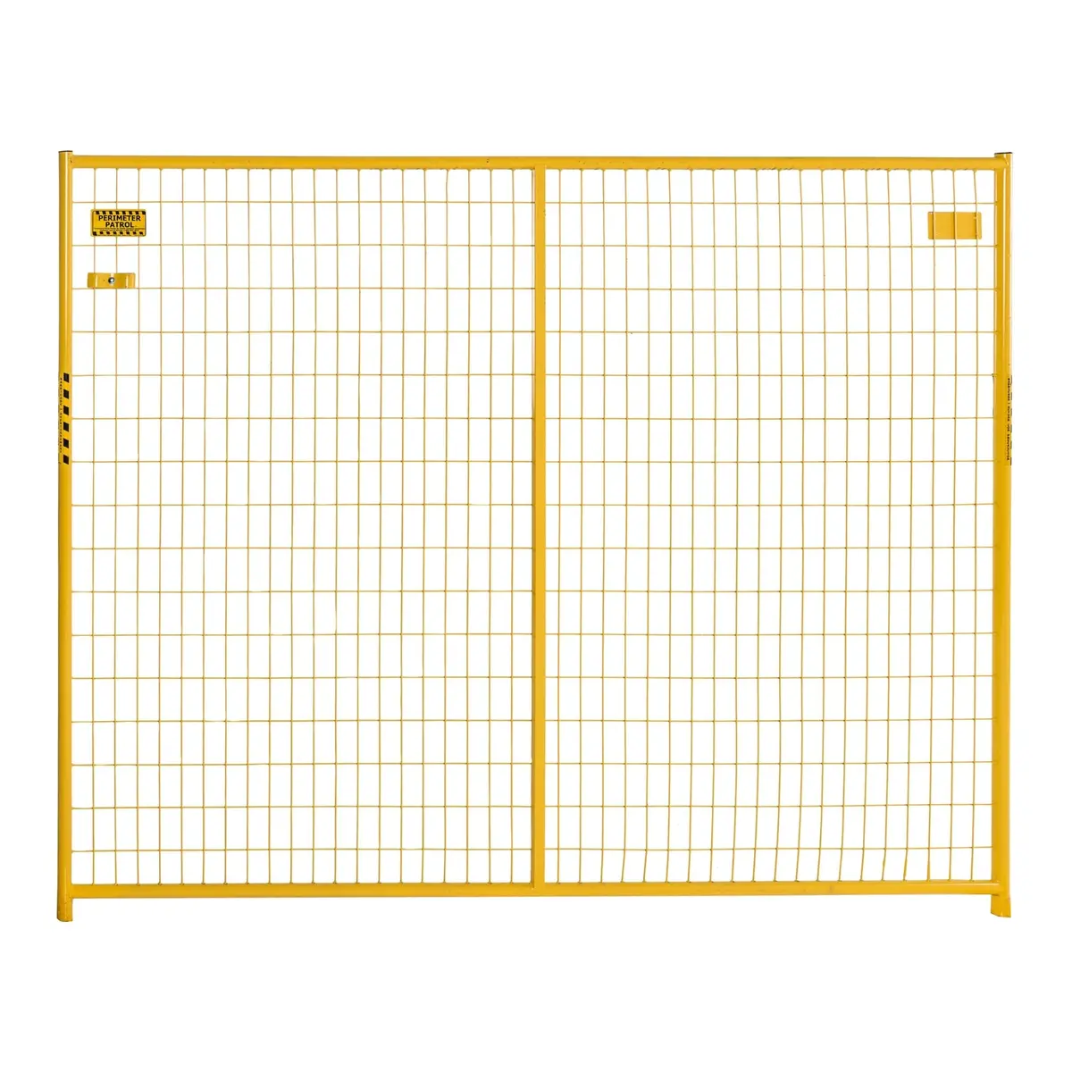 Perimeter Patrol® Security Fence Single Panel 6'X7.5' Yellow 1