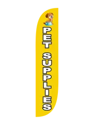 Pet Supplies Feather Flag Yellow 1