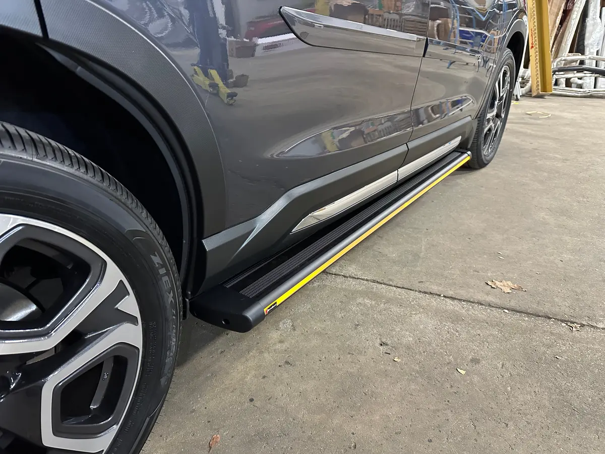 R66 Running Board Side Step With Amber Ambient Led Light Fits Subaru Ascent 2019-2025 2