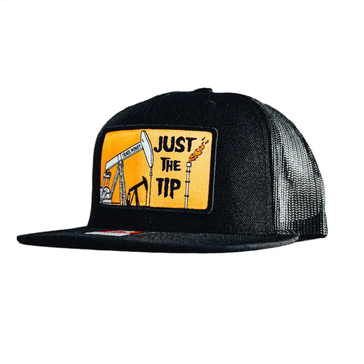 Just The Tip - Oiler Meshback, Black 1