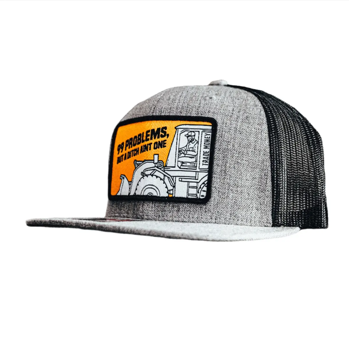 99 Problems Meshback, Heather Grey & Black 1
