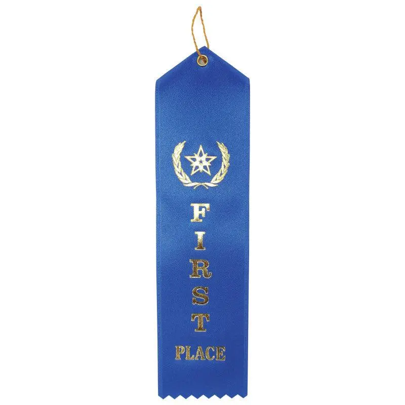 Place Ribbons 1St-10Th Place (Pack Of 10) Point Top With String 2