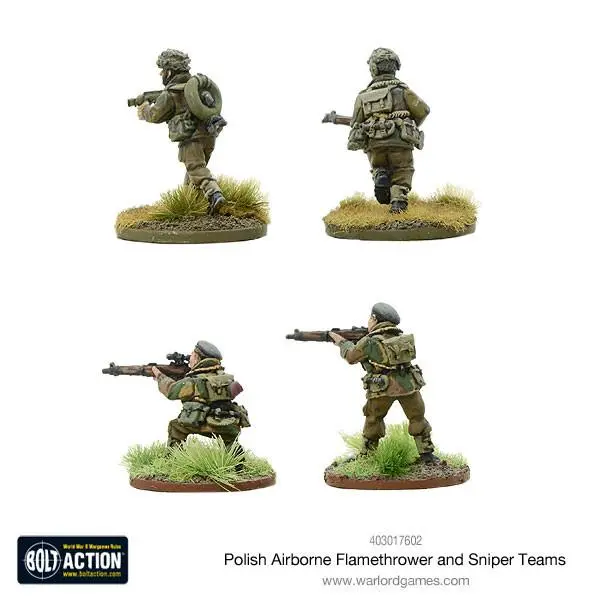 Polish Airborne Flamethrower And Sniper Teams 2