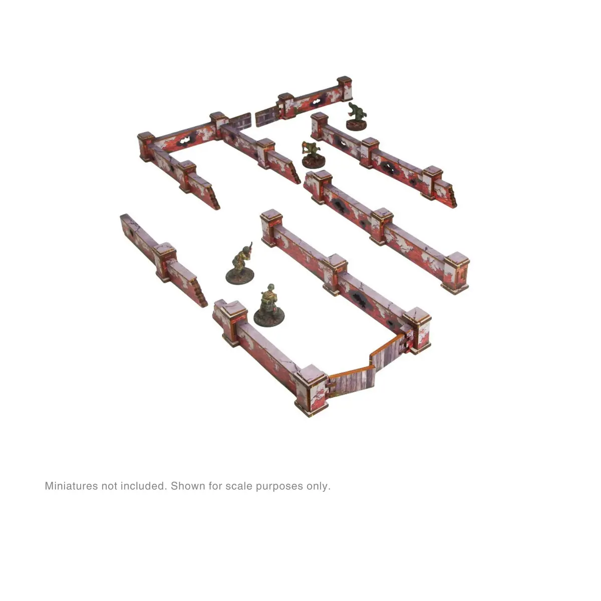 Pre-Painted Ww2 Ostfront Stalingrad Walls Low 1