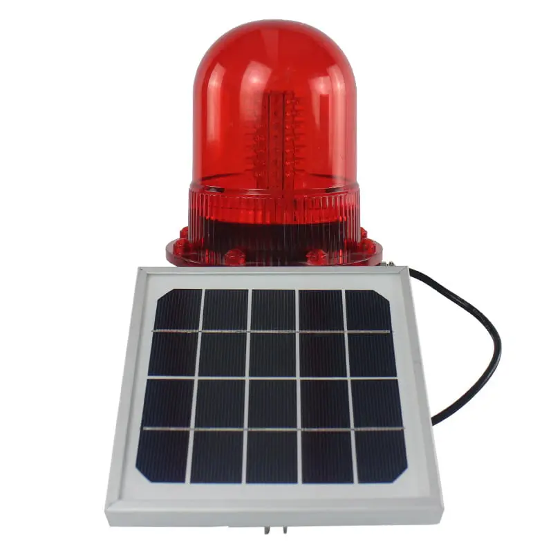 Jw-Sal-003 Solar Warning Light For Telecom Tower|Marine|Aviation Obstruction 2