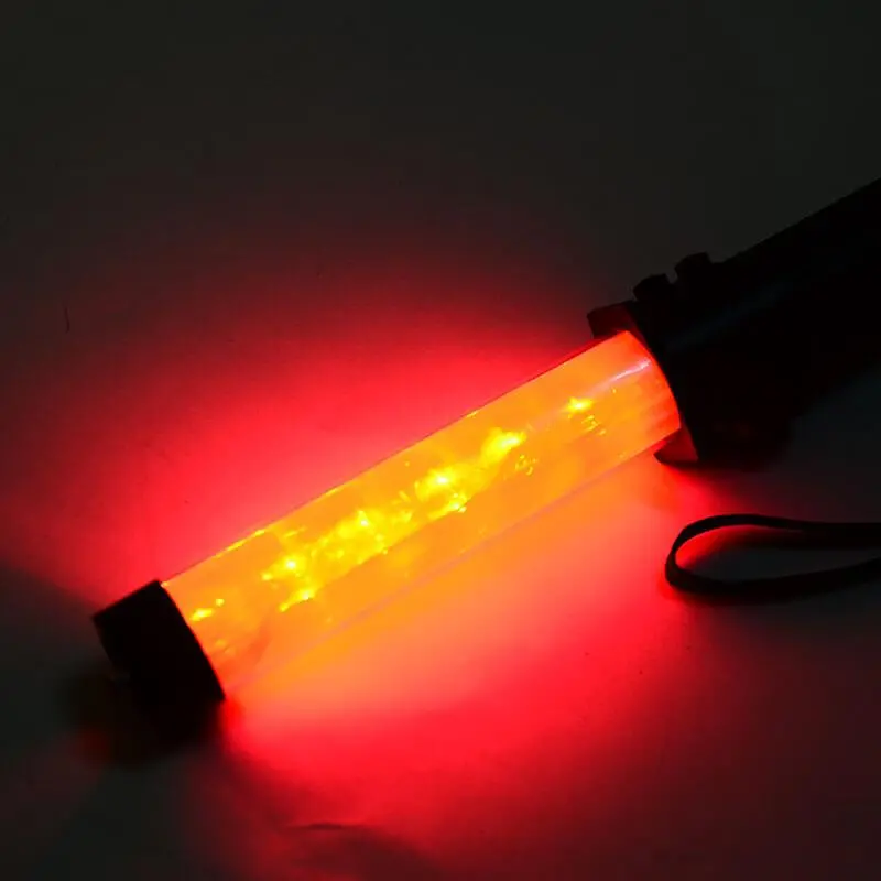 A-293 Battery Type Led Traffic Baton Marshally Wand Flashlight 2