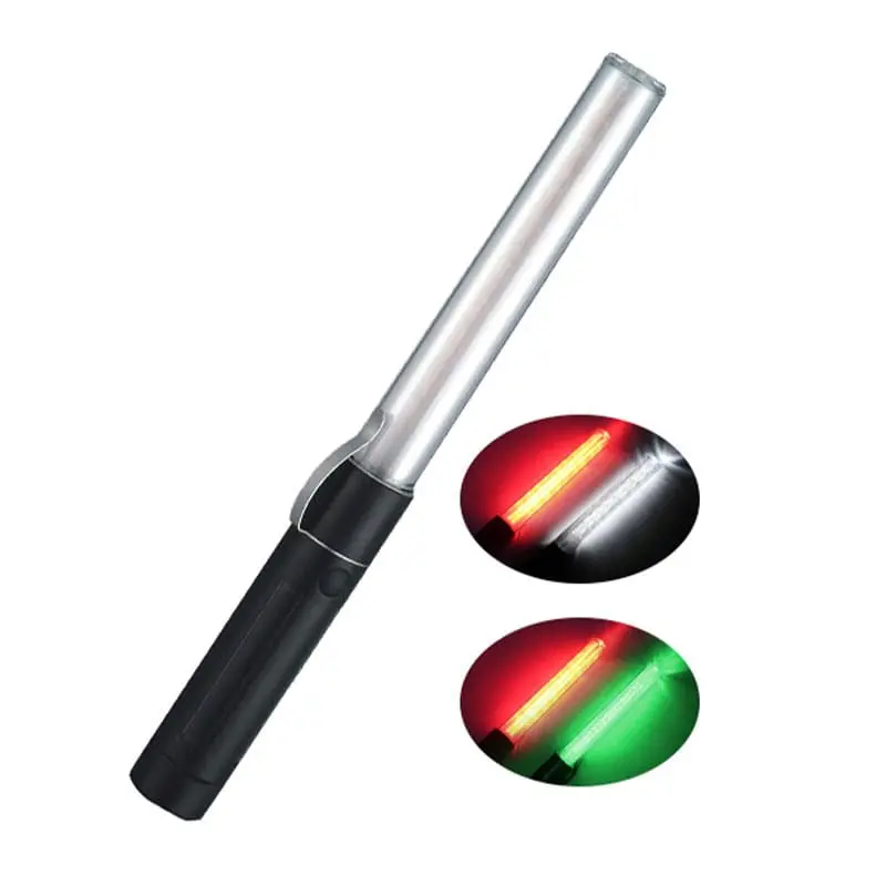 St-250Aa Battery Marshalling Wand For Traffic Control 1