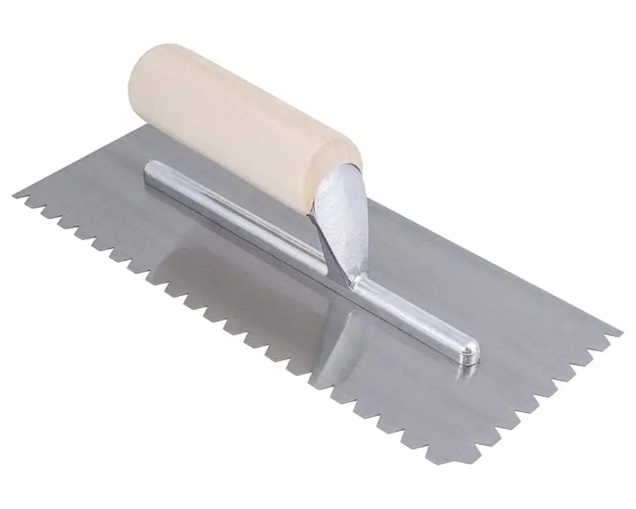 Roberts - Flat-Top V Notch Trowel 1