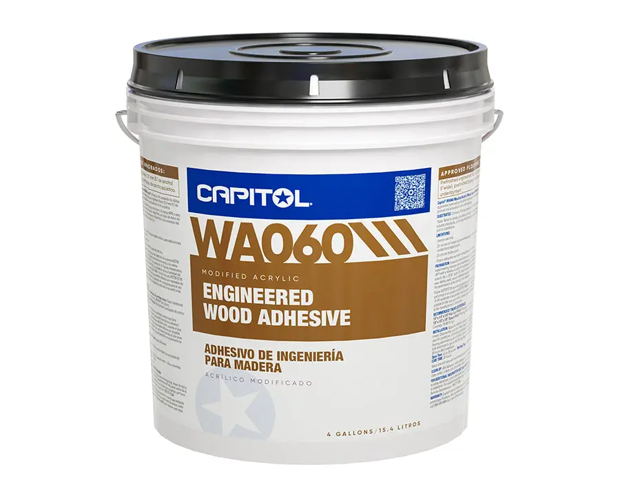 Capitol - Wa060 Modified Acrylic Wood Flooring Adhesive, 4 Gallon 1