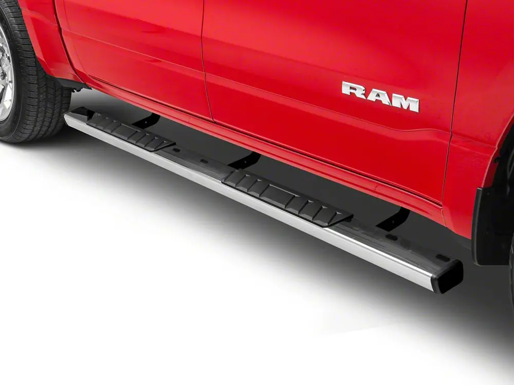 Barricade T4 Side Step Bars; Stainless Steel (19-25 Ram 1500 Crew Cab) 2