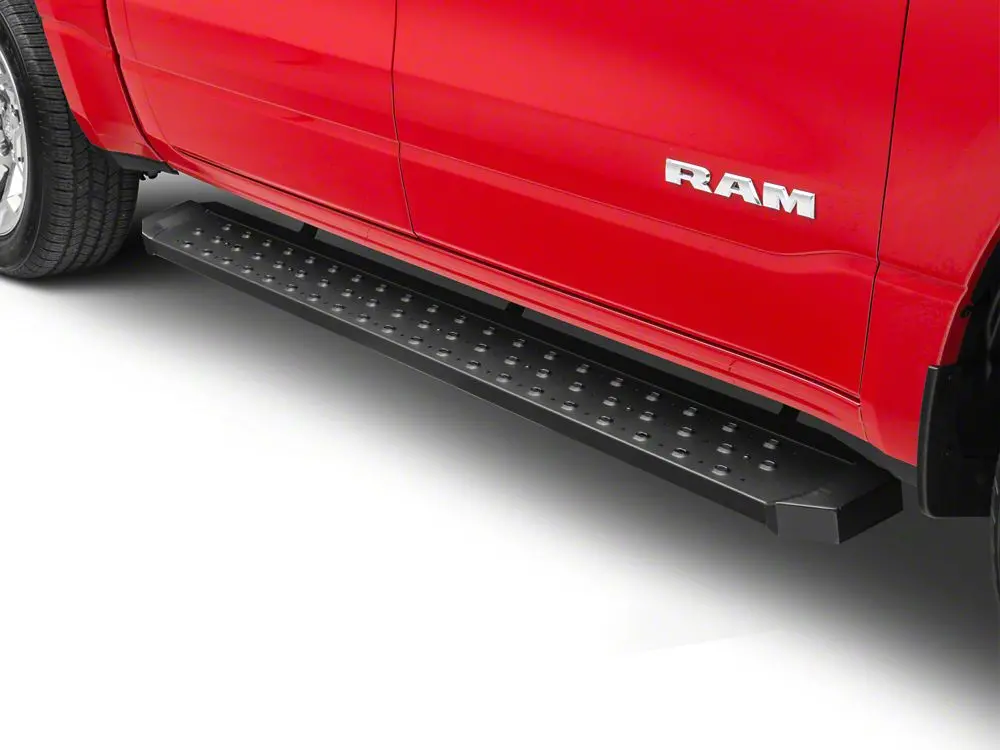 Barricade Rattler Running Boards; Textured Black (19-25 Ram 1500 Crew Cab) 2