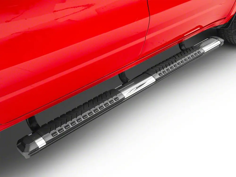 Barricade Saber 5-Inch Aluminum Side Steps with Stainless Steel Cover Plates – Fits 2019–2025 Ram 1500 Quad Cab