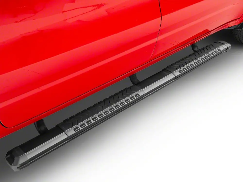 Barricade Saber 5-Inch Aluminum Side Steps with Black Cover Plates – Fits 2019–2025 Ram 1500 Quad Cab