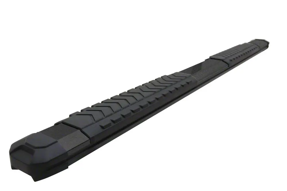 Barricade Saber 5-Inch Aluminum Side Step Bars; Black Cover Plates (19-25 Ram 1500 Quad Cab) 2