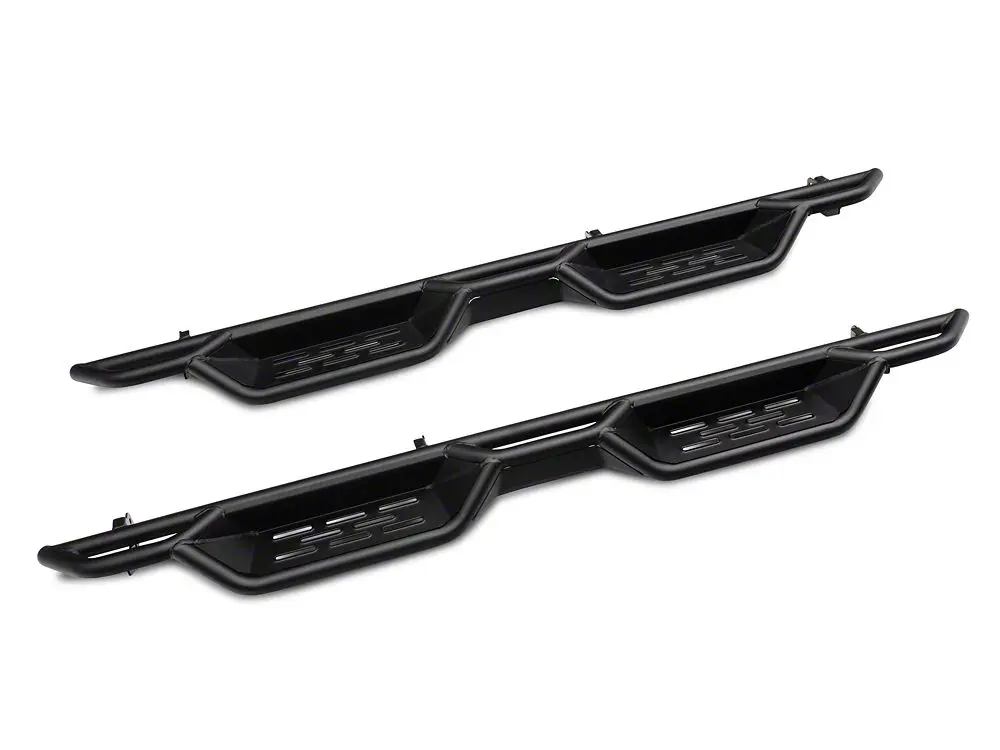 Barricade HD Drop Step Bars – Black Powder-Coated, Fits 2009–2018 Ram 1500 Quad Cab
