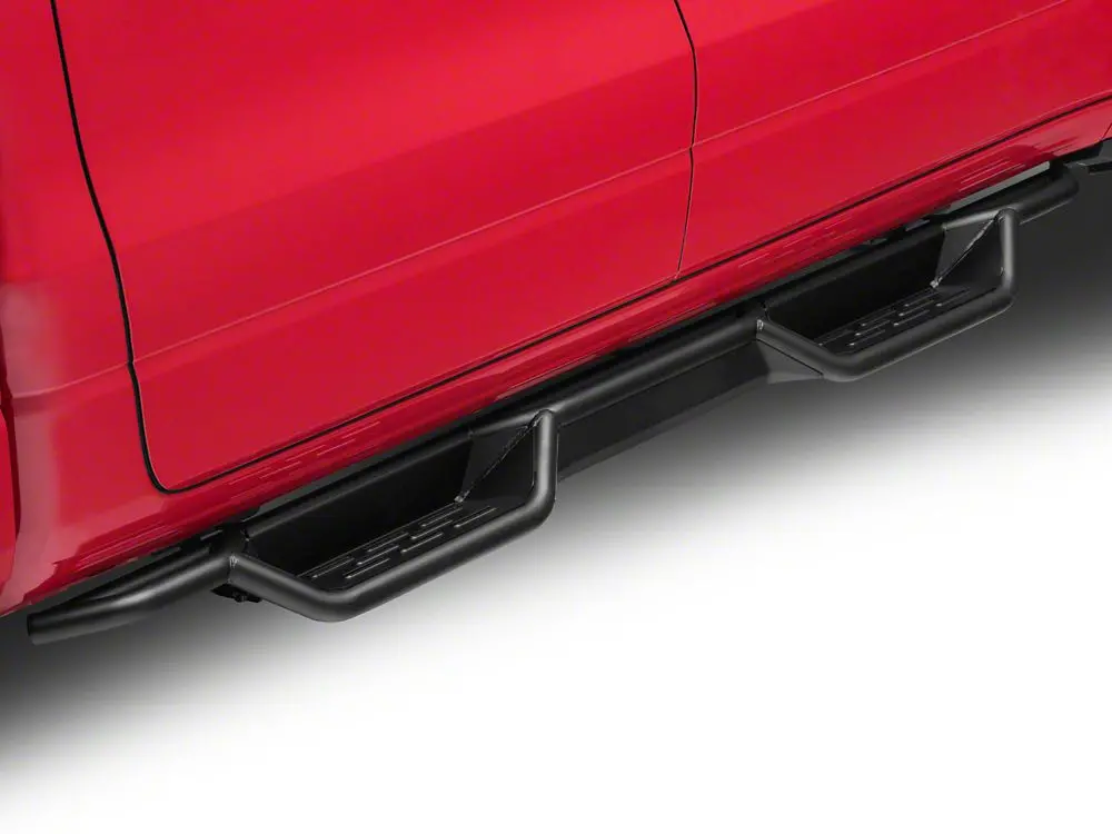 Barricade HD Drop Step Bars – Black Powder-Coated, Fits 2019–2025 Ram 1500 Crew Cab