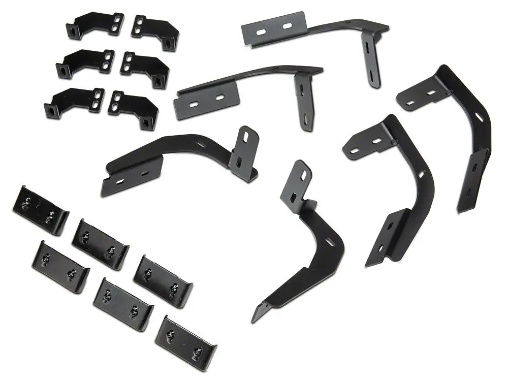 Barricade Replacement Running Board Hardware — Model R107333-B (2009–2018 Ram 1500 Crew Cab)