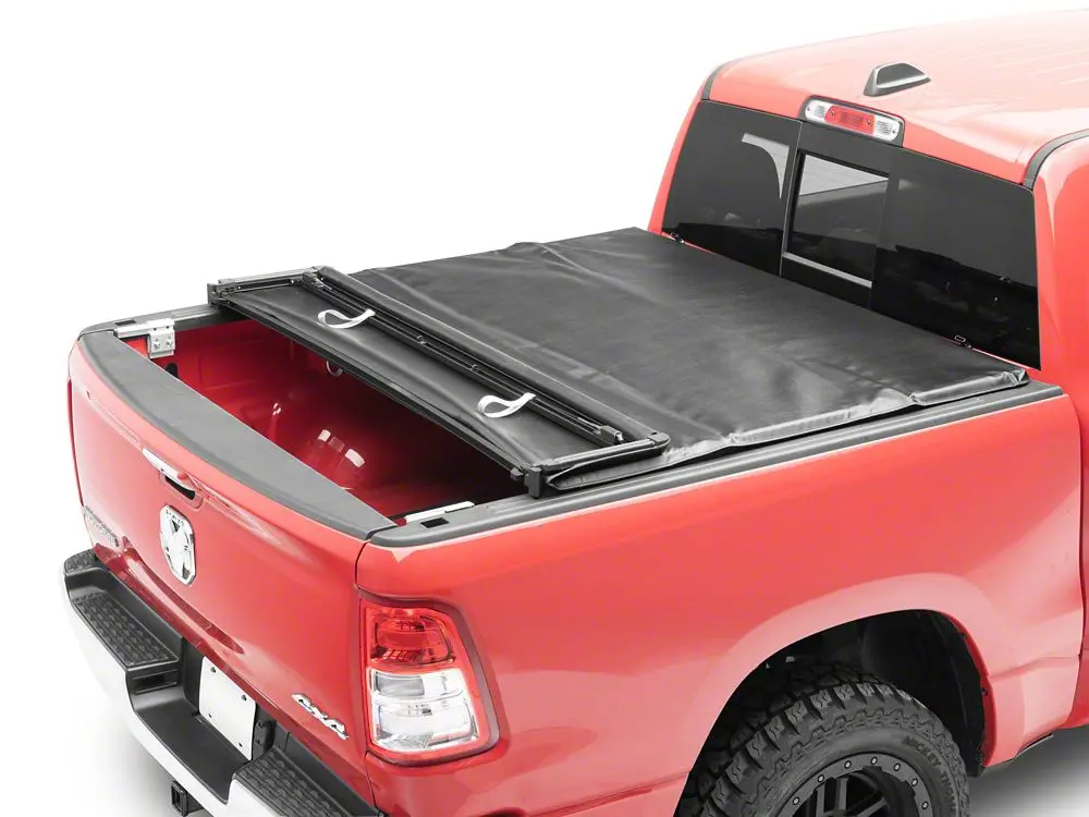 Barricade Soft Quad-Fold Tonneau Cover for 2019–2025 Ram 1500 (5.7-Foot Bed, No RamBox)