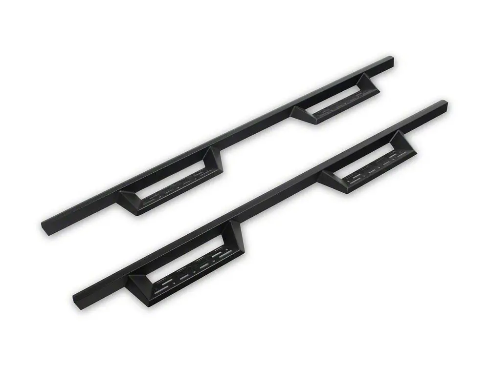 Barricade Canyon Drop Steps; Textured Black (19-25 Ram 1500 Crew Cab) 2