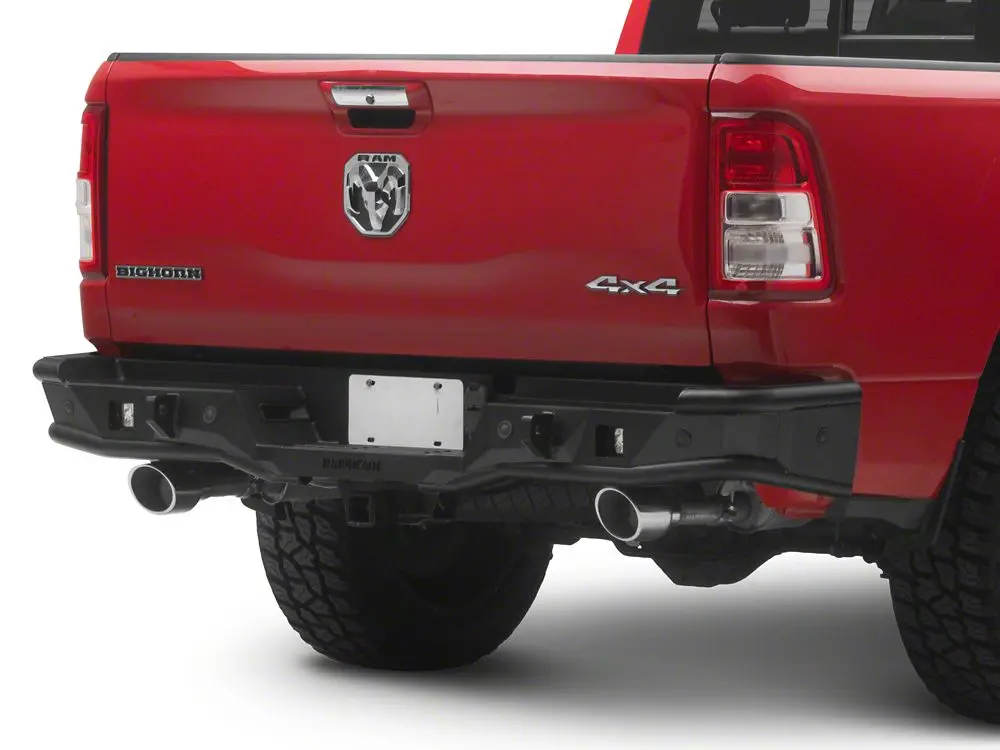 Barricade HD4 Tubular Rear Bumper with LED Fog Lights for 2019–2024 Ram 1500 (Excludes TRX)