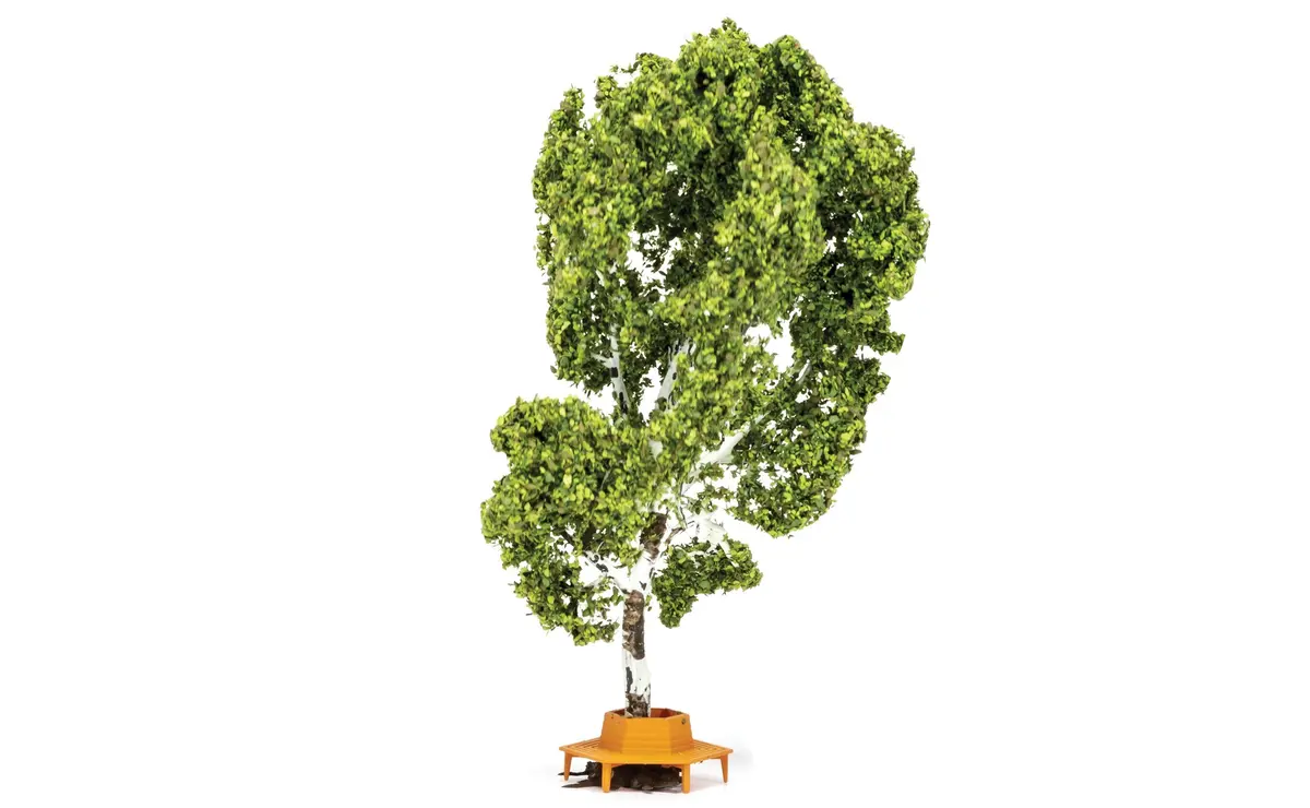 Tree With Circular Bench - 11Cm 1