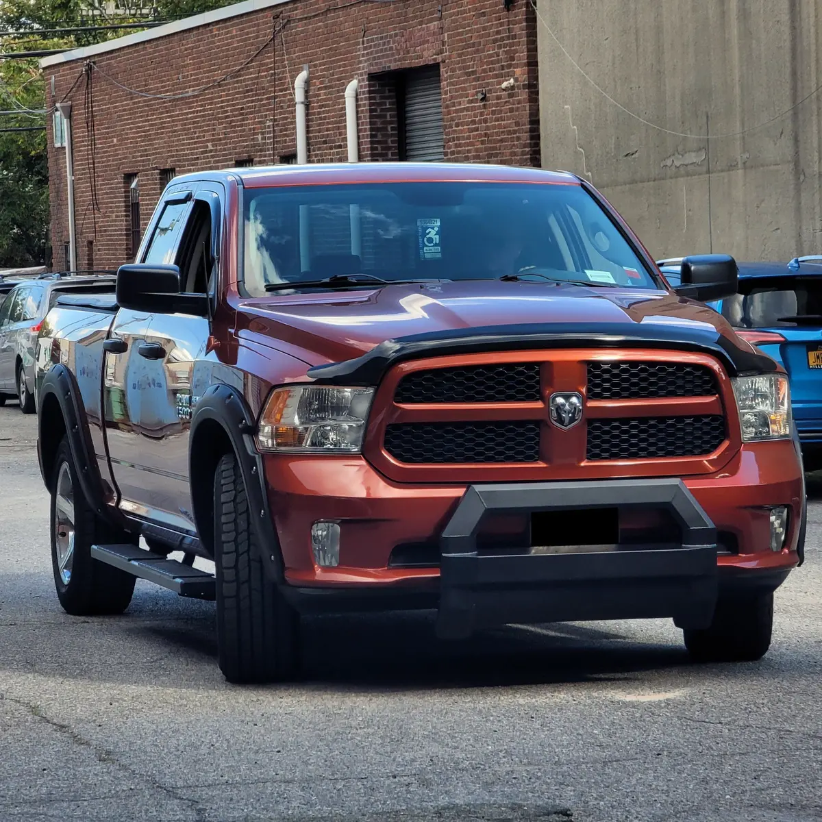 Front Bull Bar With Skid Plate (Hex Pro) Bumper Guard Fits Ram 1500 2009-2025 *Classic*, All Cab Size 2
