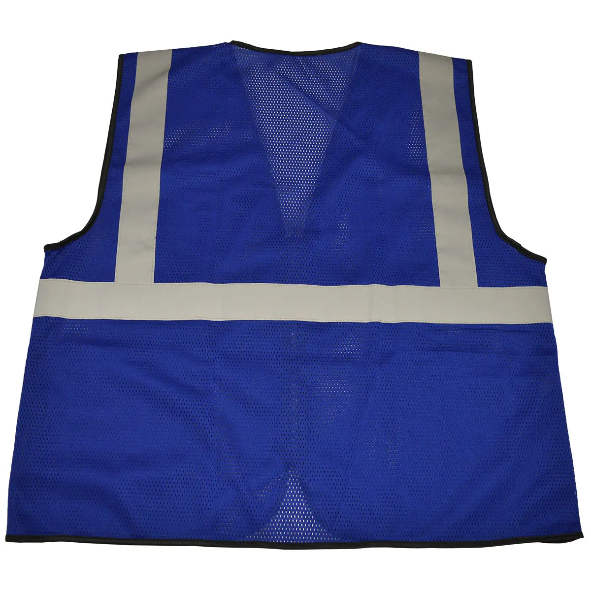 Rbvm-S1 Ansi Non-Rated Royal Blue Mesh Safety Vest For Enhanced Safety & Identification 2