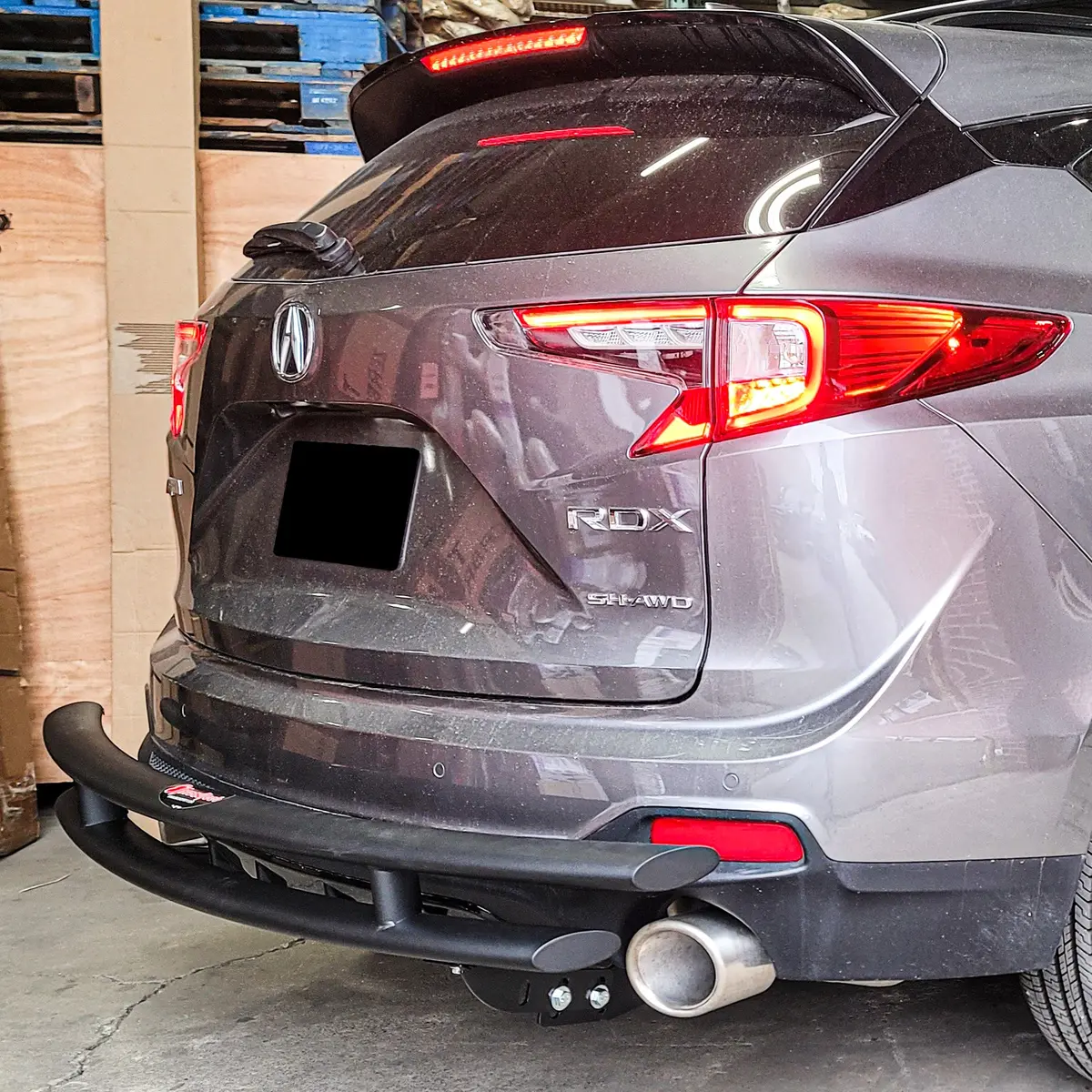 Rear Double Layer (Dl12) Bumper Guard Fits Acura Rdx 2019-2025 1