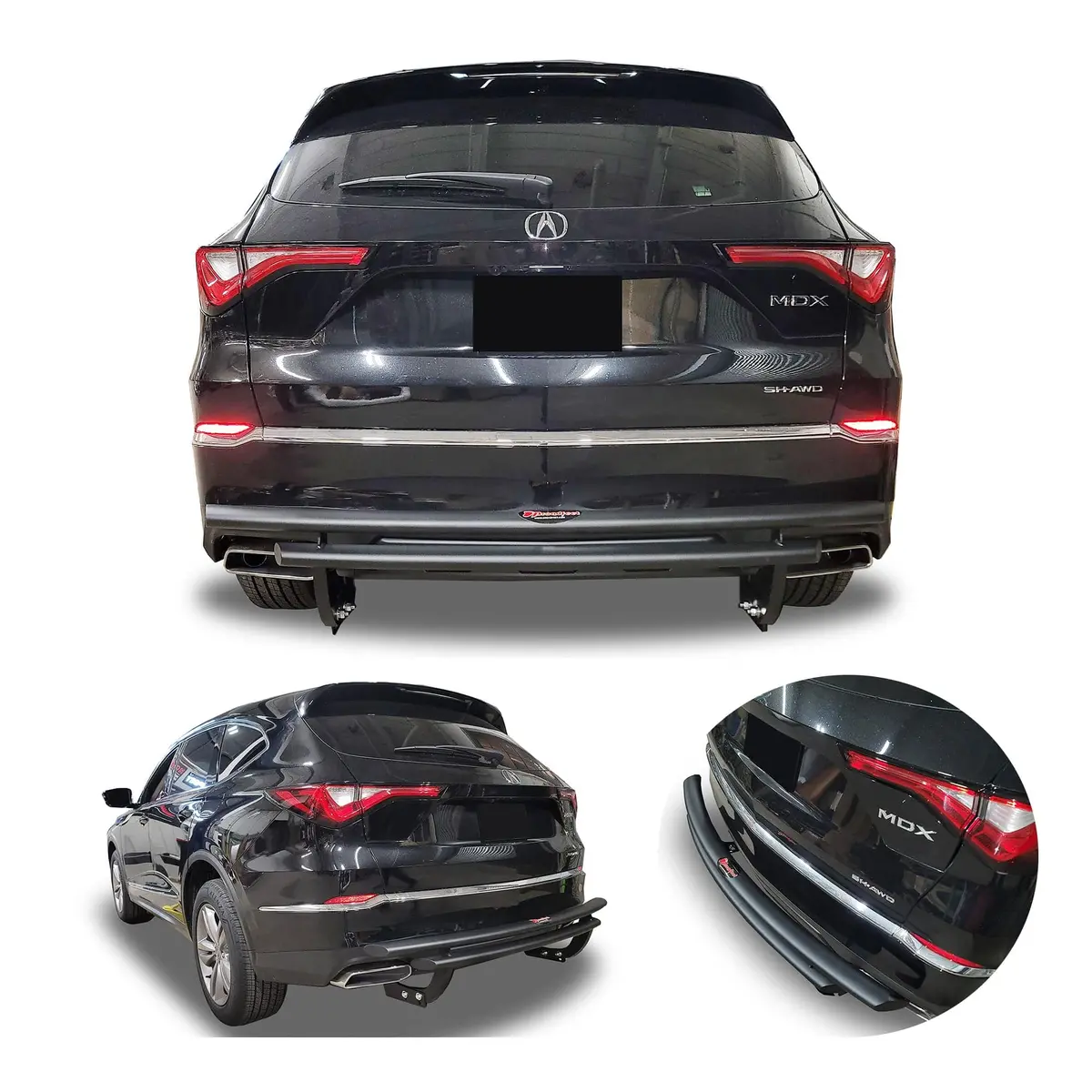 Rear Double Layer (Dl2) Bumper Guard Fits Acura Mdx 2022-2025 1