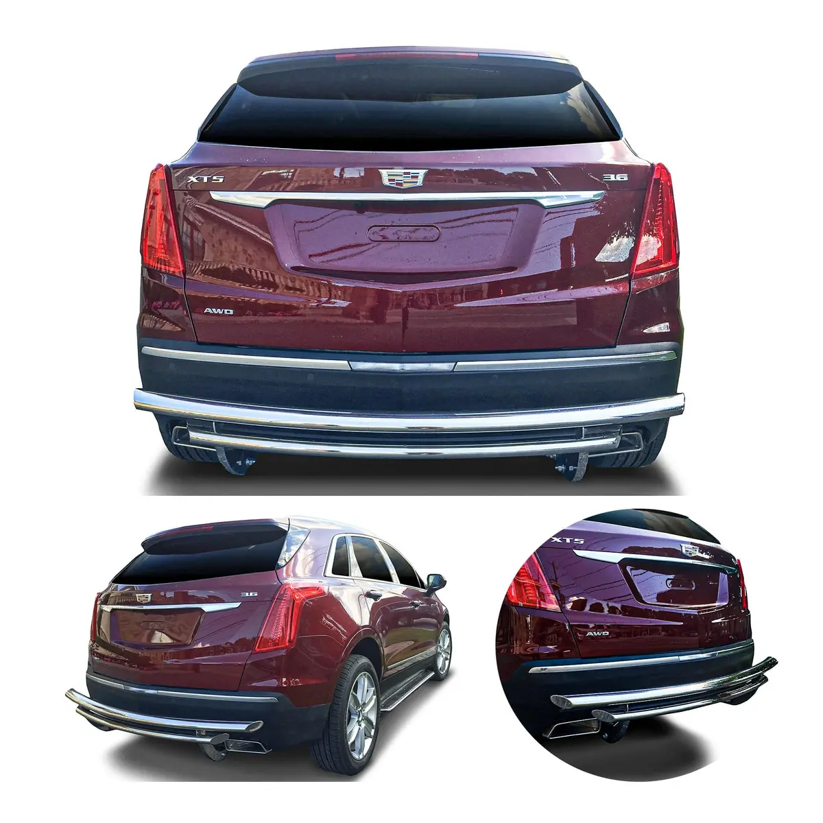 Rear Double Layer (Dl2) Bumper Guard Fits Cadillac Xt5 2017-2025 1