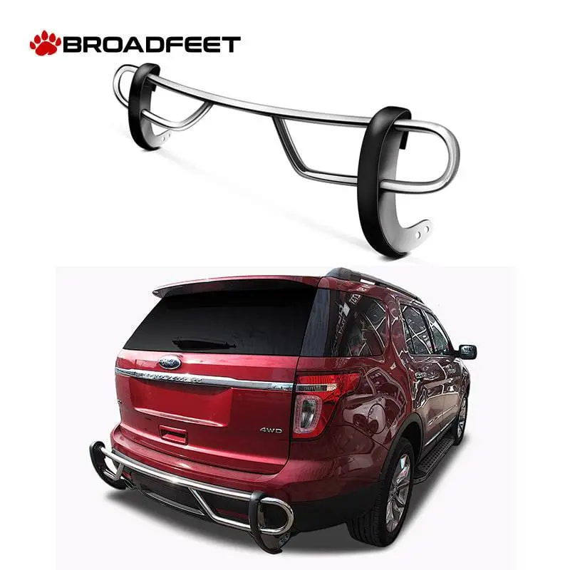 Rear Double Pipe (Dp240) Bumper Guard Stainless Steel Fits Ford Explorer 2011-2019 1