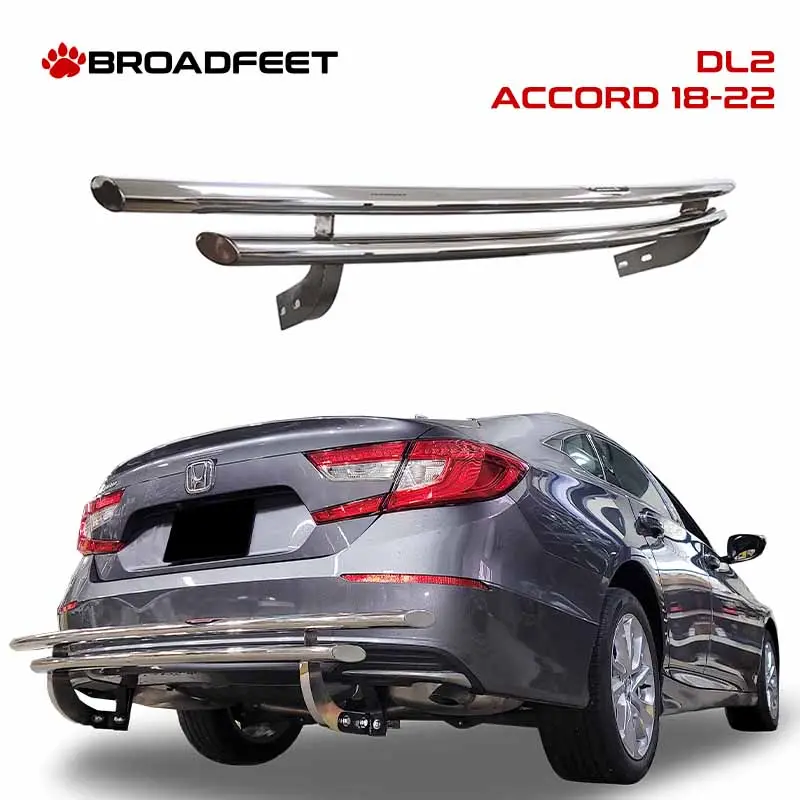 Rear Double Layer (Dl2) Bumper Guard Fits Honda Accord 2018-2025 1