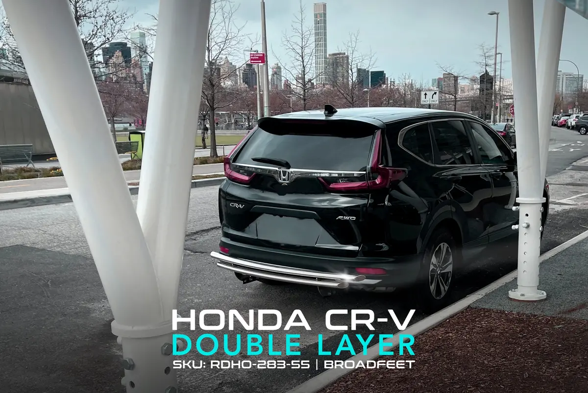 Rear Double Layer (Dl2) Bumper Guard Fits Honda Cr-V 2017-2022 2