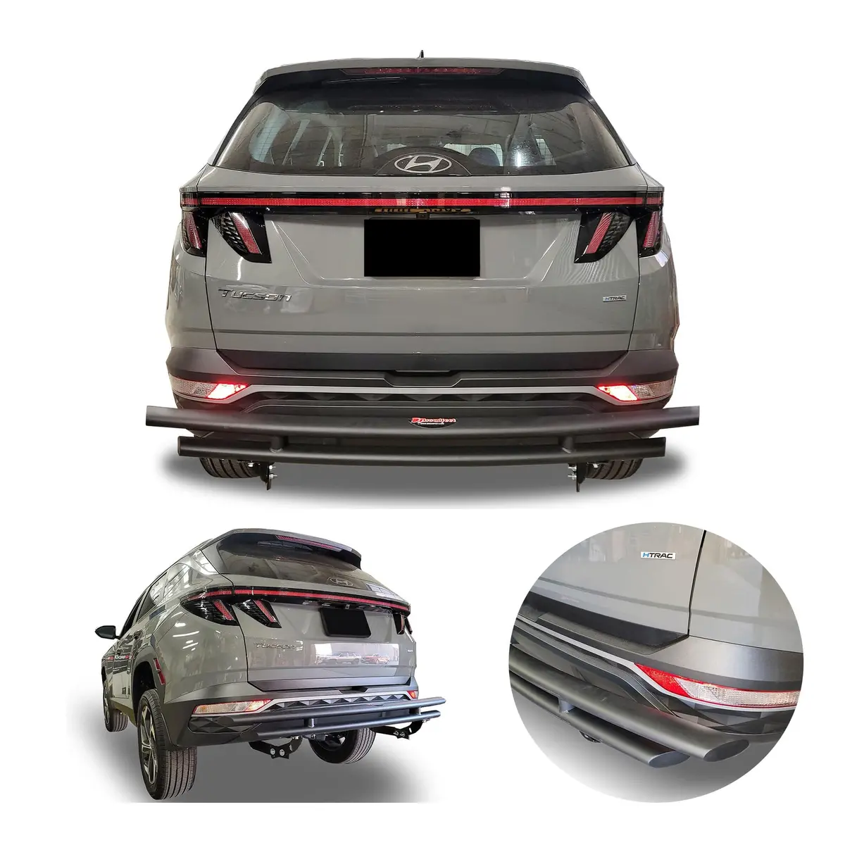 Rear Double Layer (Dl13) Bumper Guard Fits Hyundai Tucson 2022-2026 1