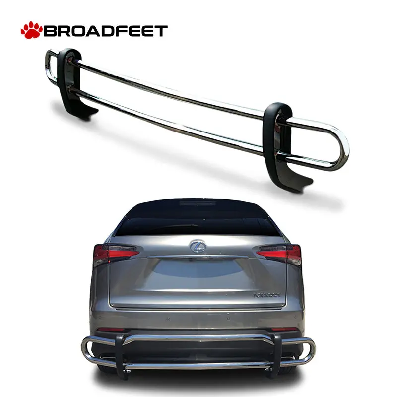 Rear Double Pipe (Dp385) Bumper Guard Fits Lexus Nx 2015-2025 1
