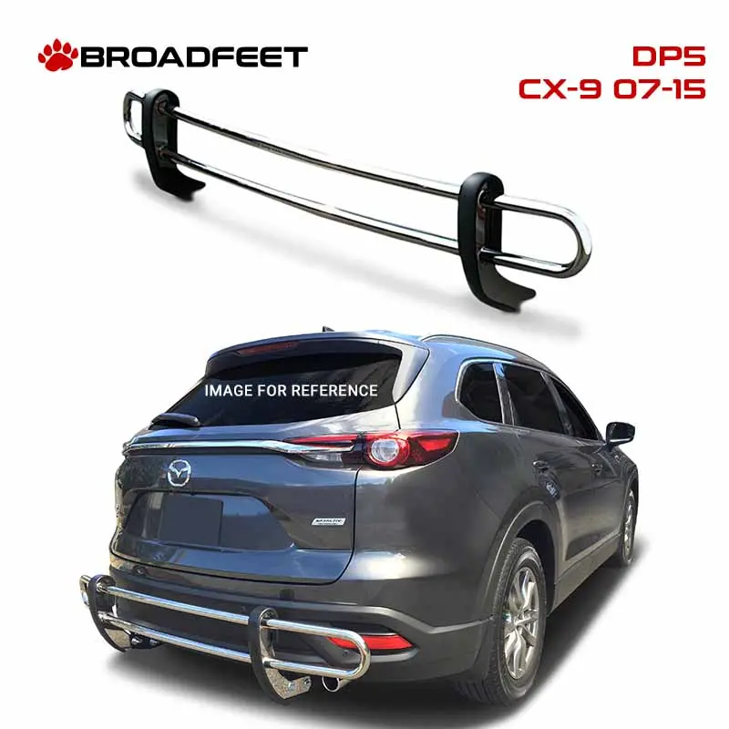 Rear Double Pipe (Dp5) Bumper Guard Fits Mazda Cx-9 2007-2015 1