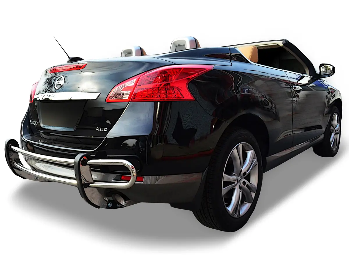 Rear Double Pipe Bumper Guard Fits Nissan Murano 2009-2014 1