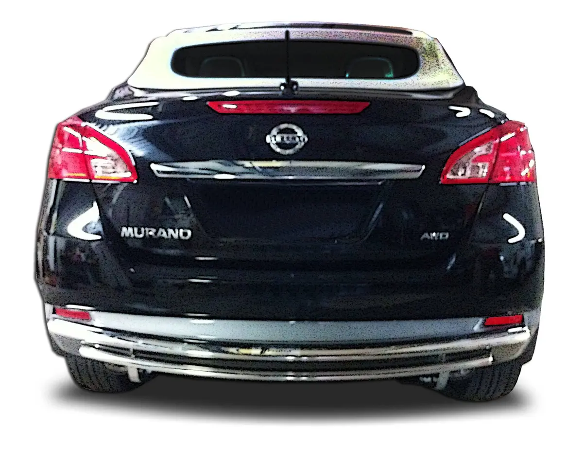 Rear Double Layer Bumper Guard Fits Nissan Murano 2009-2014 1