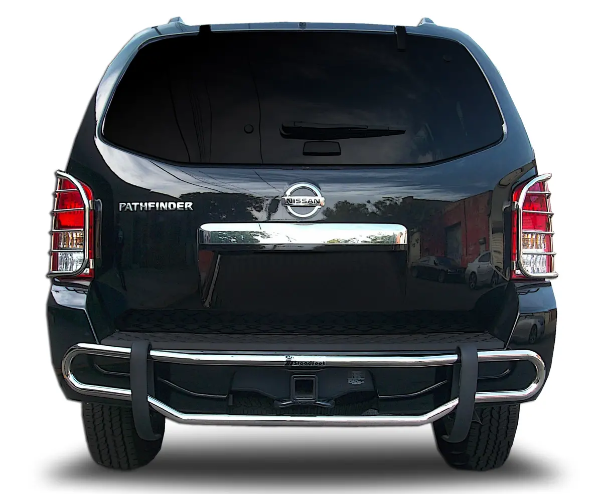 Rear Double Pipe (Dp534) Bumper Guard Fits Nissan Pathfinder 2013-2021 1