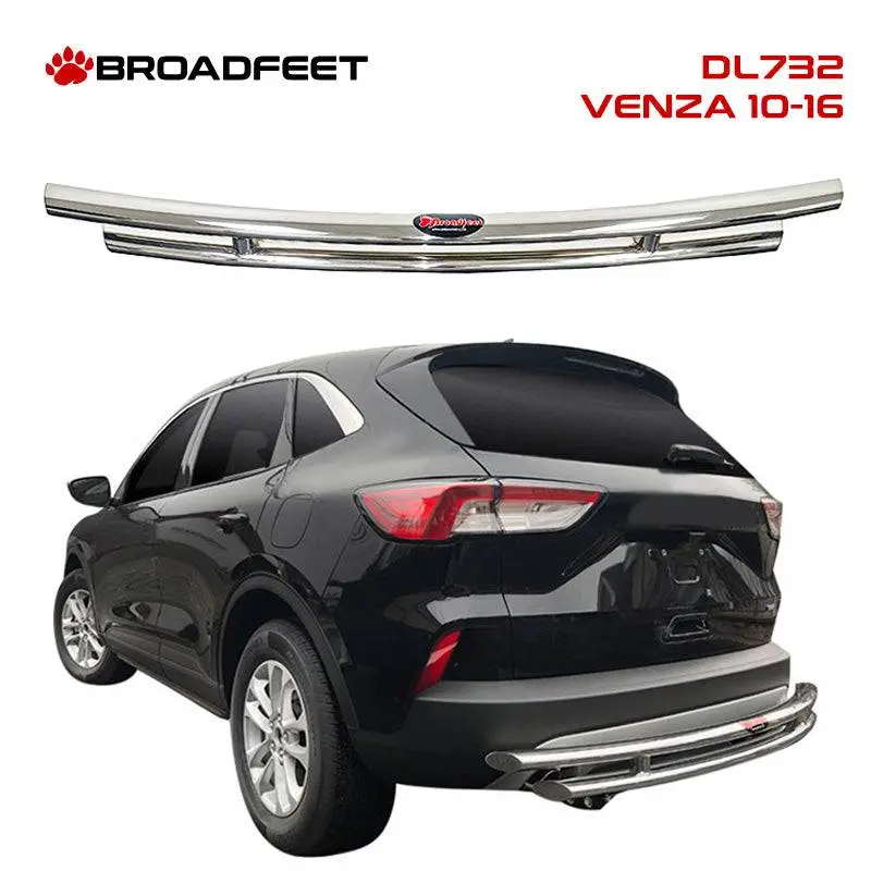Rear Double Layer (Dl732) Bumper Guard Fits Toyota Venza 2010-2016 1